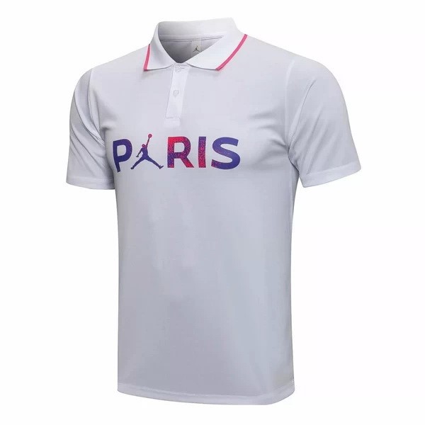 Polo Paris Saint Germain 21/22 Bianco Porpora